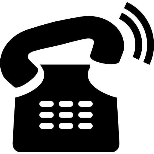 old telephone ringing icon